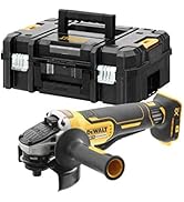 DEWALT - Fırçasız XR 18V 5Ah Li-Ion Taşlama Makinesi - DCG406NT-XJ - Anahtarlı Akülü Öğütücü...