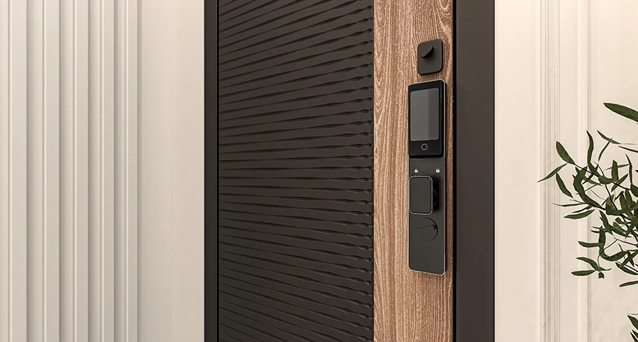 AK2 Tuya Akıllı Kapı Kilidi render görünüm 2