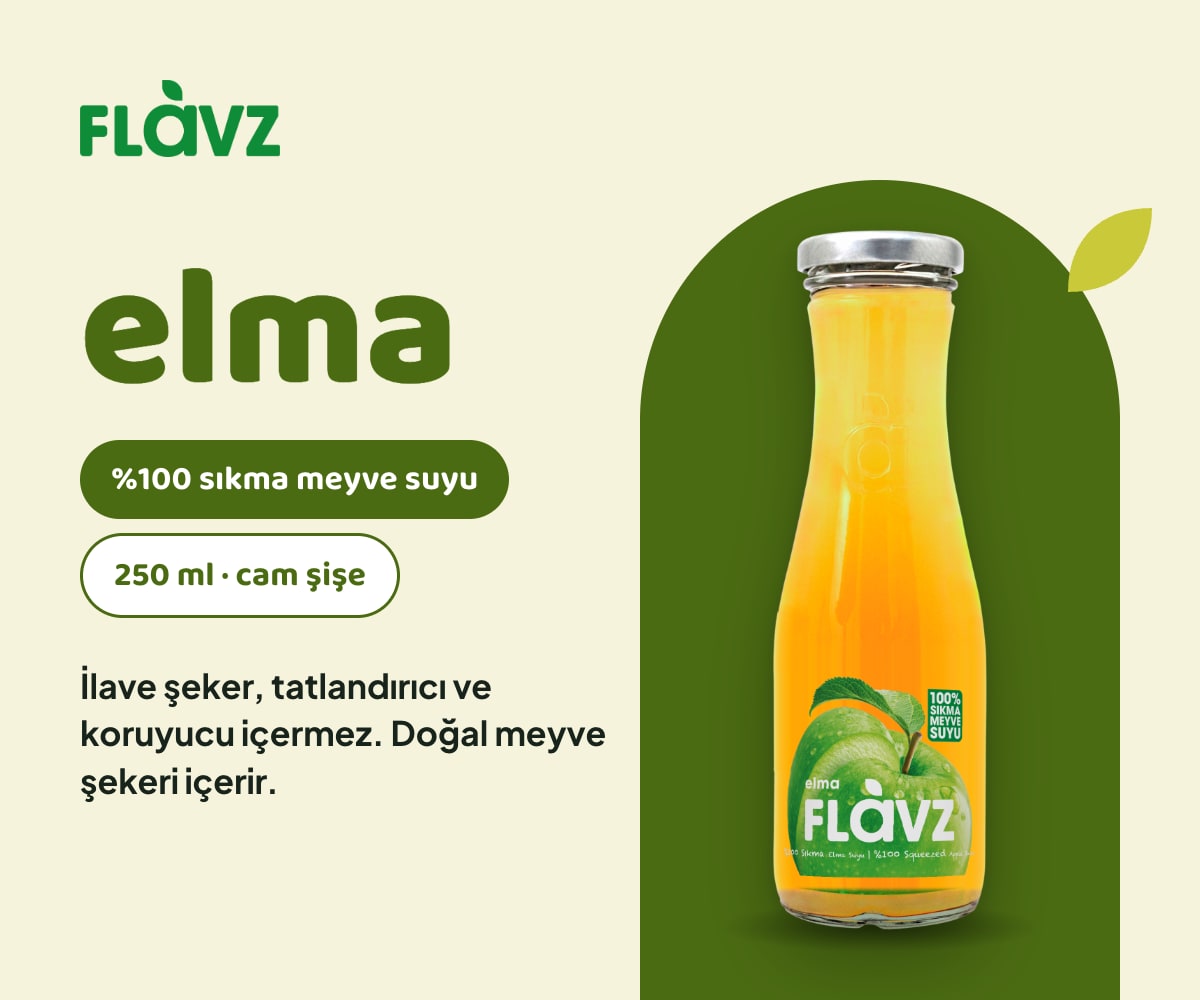 FLAVZ Sıkma Elma Suyu 250 ml bilgi görseli 1