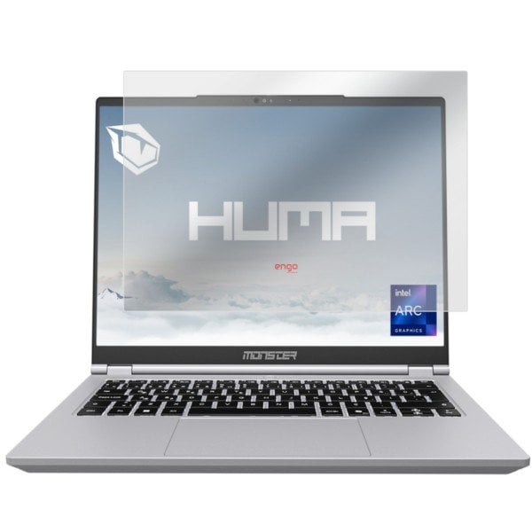 Monster Huma H4 V6 Mat Ekran Koruyucu 14 inç Şeffaf 16:10