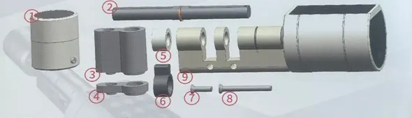 KL2 Model Parmak Izi, Şifreli ve Tuya Uygulamalı Akıllı Kapı Kilidi paket içeriği