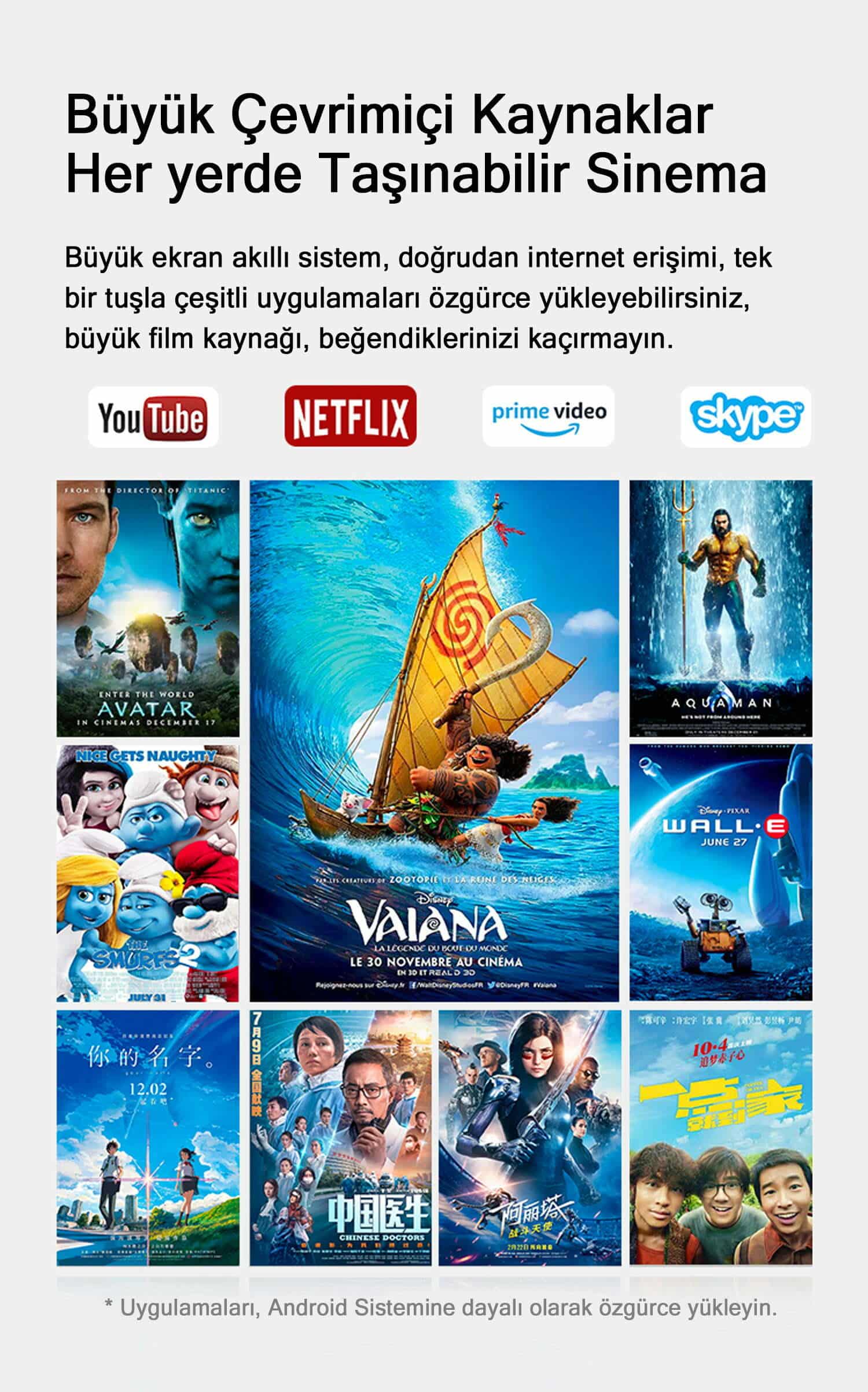 Wanbo t6 max Netflix