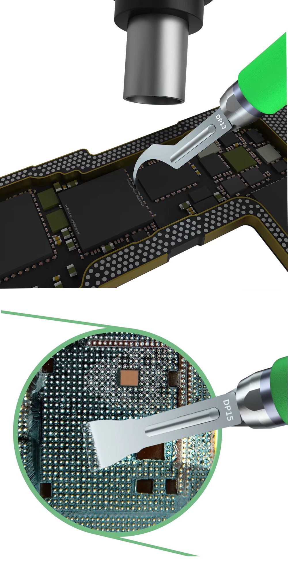 Powermaster PM-26002 KC8 Çok Fonksiyonlu 8in1 Cep Telefonu Tamir Seti