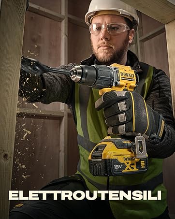 Metin "ELEKTROLÜLER" yazıyor. İnşaat veya yenileme alanlarında kullanılan bir elektrikli matkap veya sarı elektrikli aleti gösteren resim serisi.