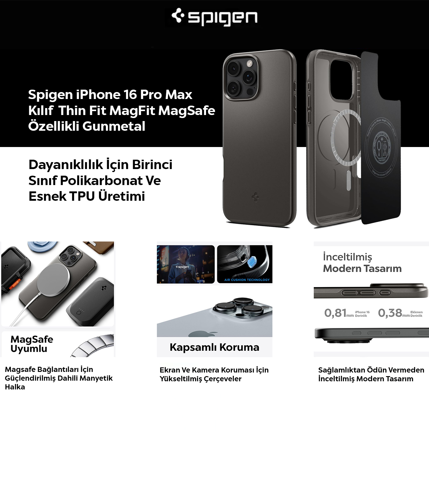 Spigen Kılıf Özellikleri