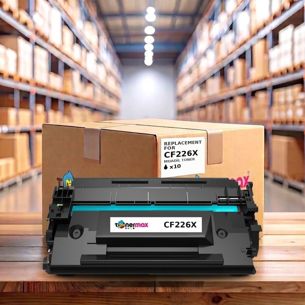 tonermax® cf226x muadil toner — 10'lu paket
