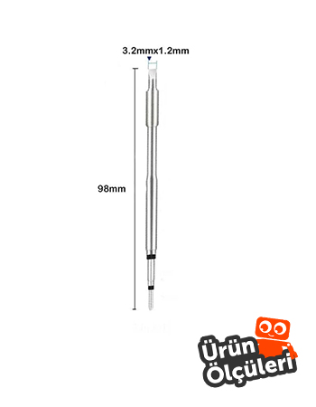 Bakon C2245-911 Shape-1.2D Havya Uç (1 Adet) Ölçüleri