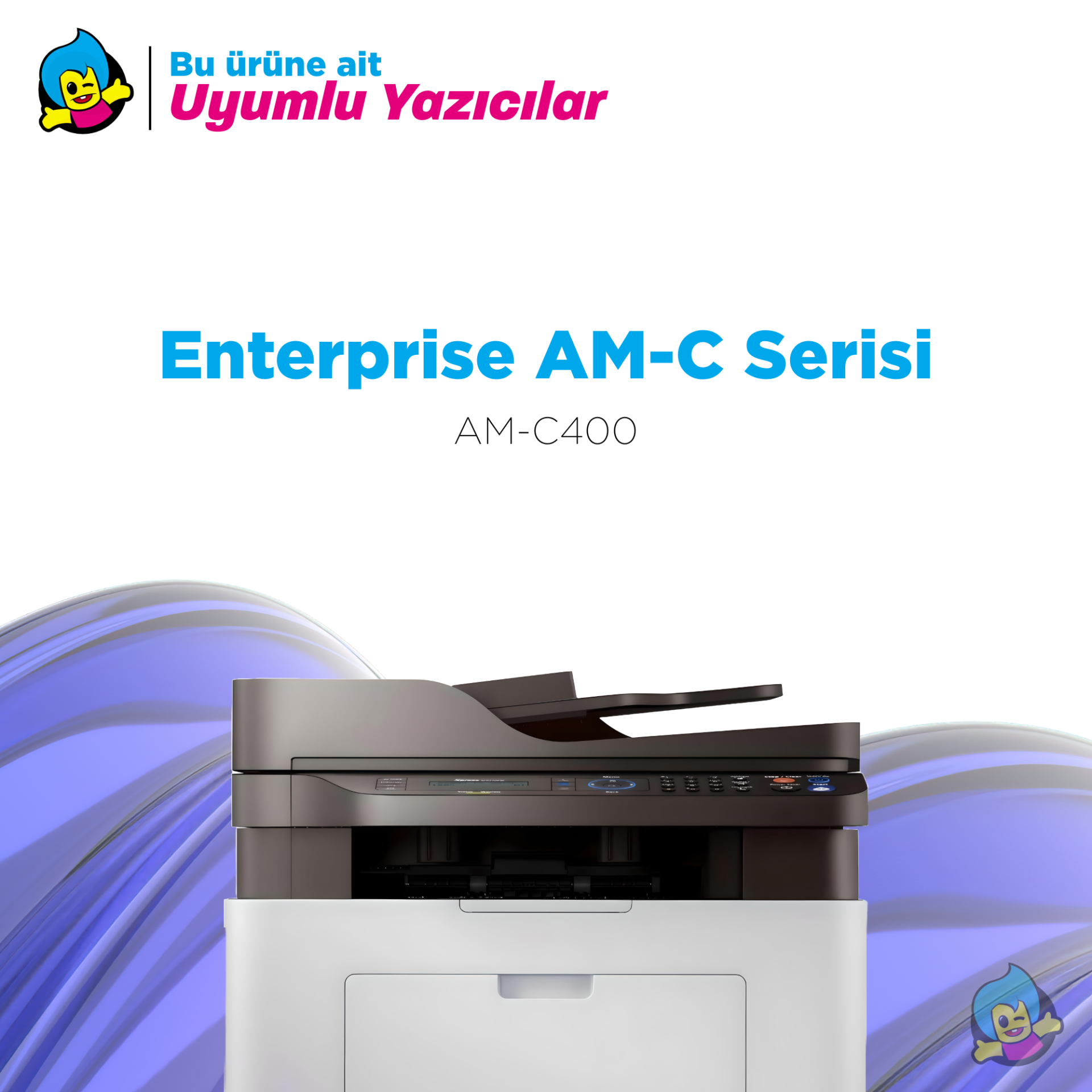 TonerMax T08N Muadil Kartuş Takımı - Uyumlu Yazıcı AM-C400