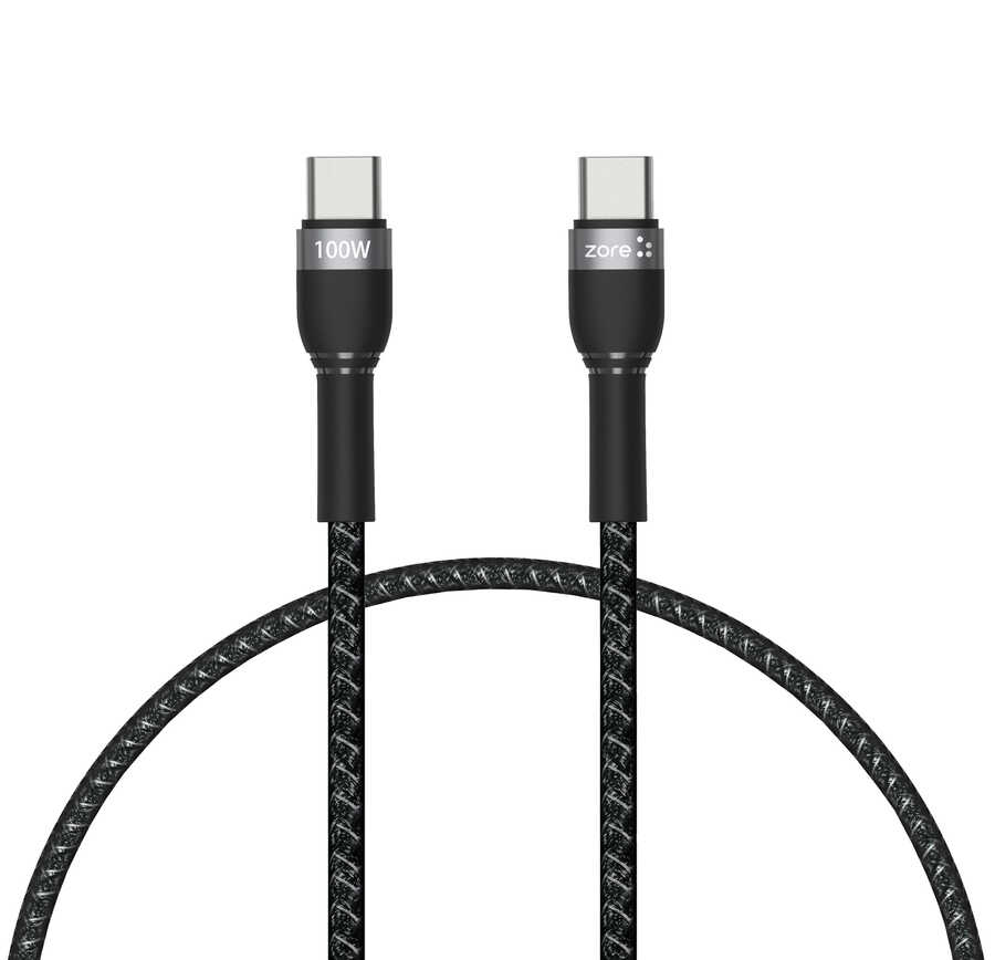 Zore Shira Serisi Type-C to Type-C PD Kablo 30cm - 1