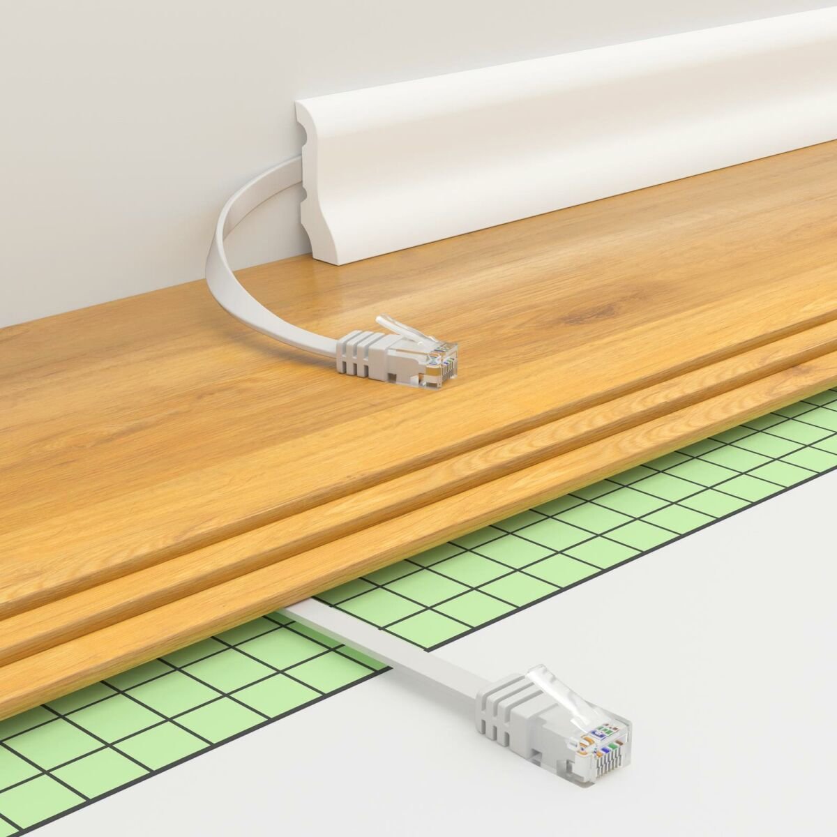  CAT6 2 Metre Yassı Kablo İçerik