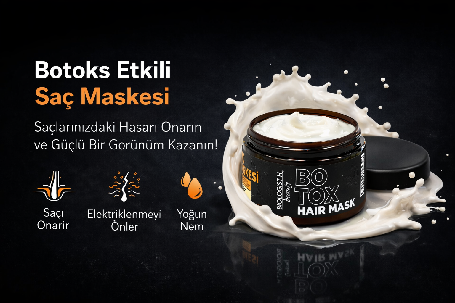 Biologist.H Beauty botoks saç maskesi sonuç hissi