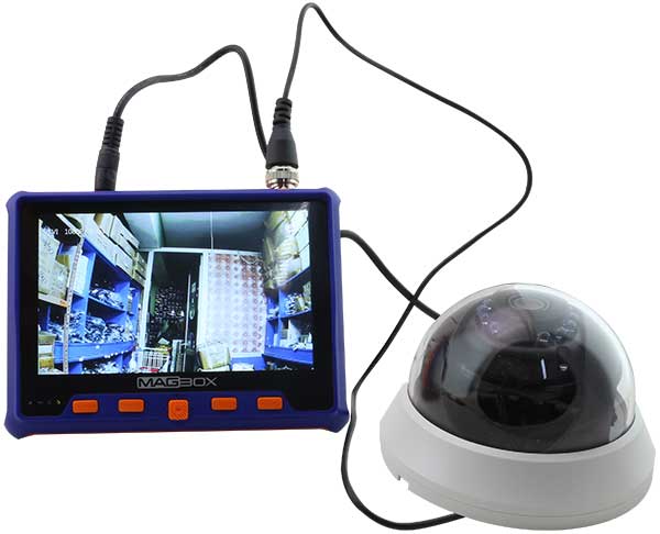 Magbox AHD-TVI-CVI-Analog-HDMI El Tipi Kamera Test Cihazı