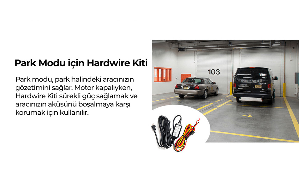 Viofo,A139 park modu kiti,Araç, park modu kiti,Akü