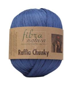 Fibra Natura Raffia Chunky 114-13 Mavi
