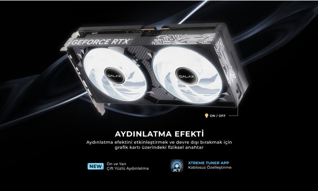 Galax Geforce Rtx 5060 1 Click Oc 8gb Gddr7 128 Bit Dlss 4 Ekran Kartı (56nsn8mddcoc) H10