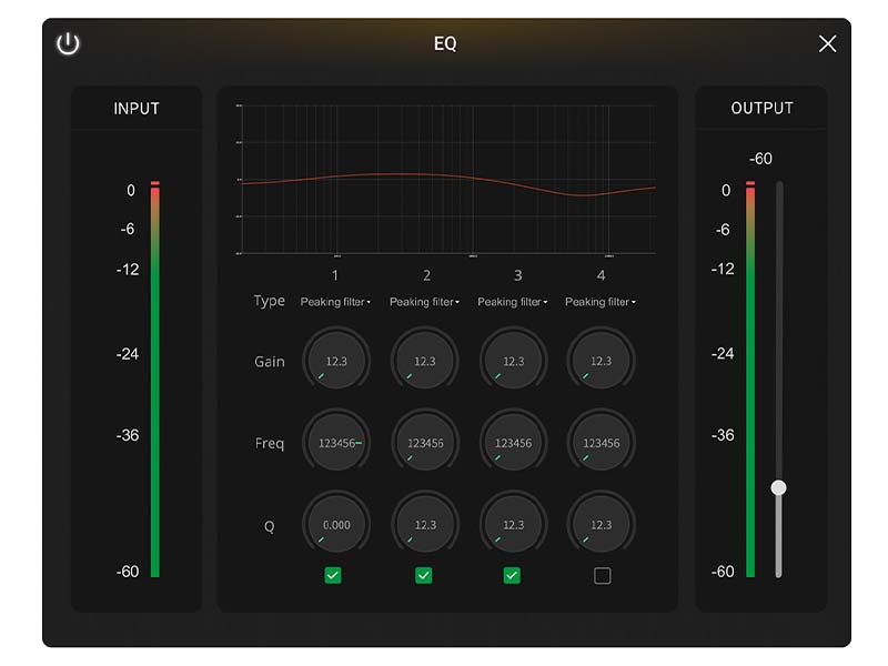 égaliseur d'entrée