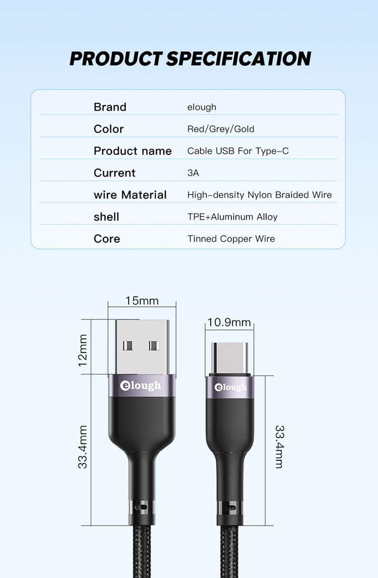 Pasty Elough Usb Tip C Kablo Mikro Usb Tel A H Zl Arj Usb Fiyat