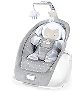 Ingenuity, Cuddle Lamb salıncak fonksiyonlu ve titreşimli bebek beşiği, 2 pelüş sp...