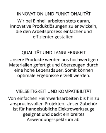 Einhell değerleri ve kalitesi