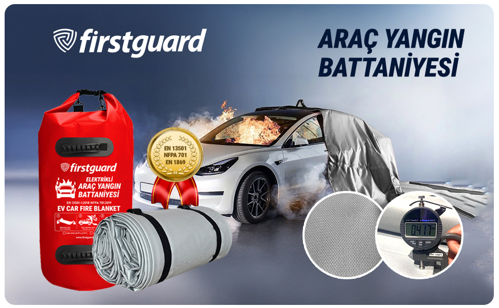 Firstguard Araç Yangın Battaniyesi