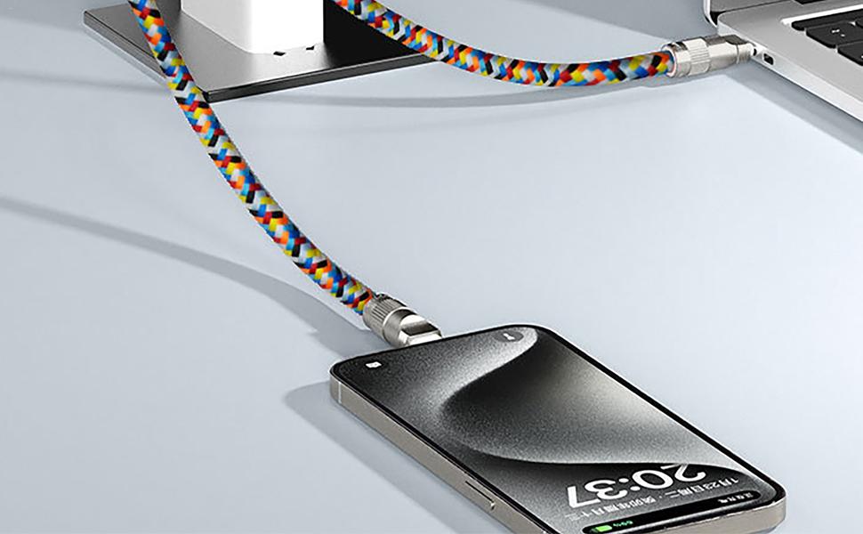 Cep Telefonu İpi Şarj Cihazı, USB C Kablosu Hızlı Şarj Ve Telefon İpi