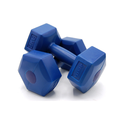 2KG Plastik Köşeli Dambıl 2 Parça