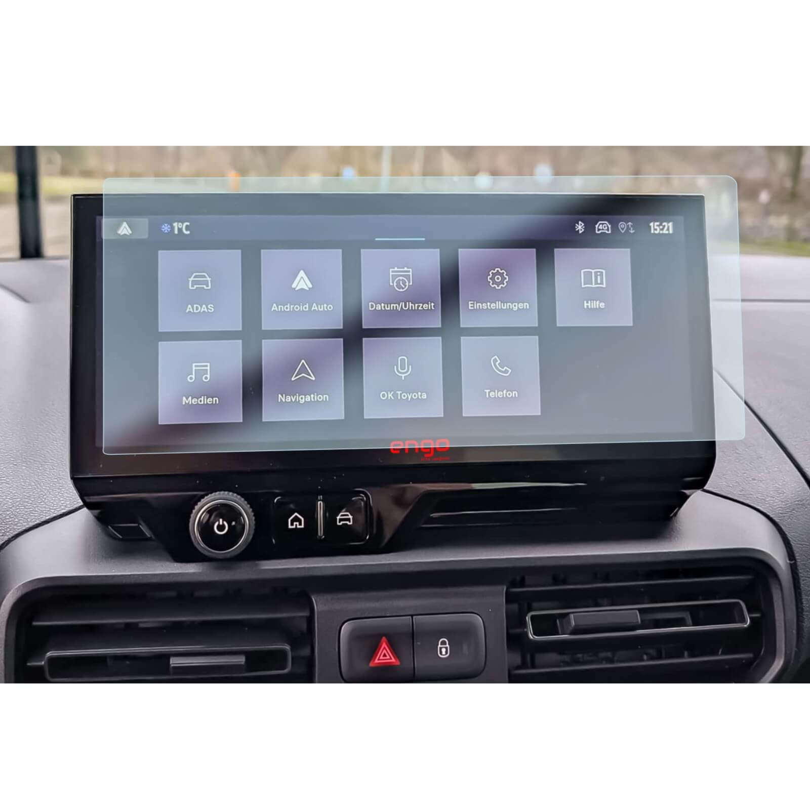 Toyota Proace City 10 inç Ekran Koruyucu Multimedya Nano