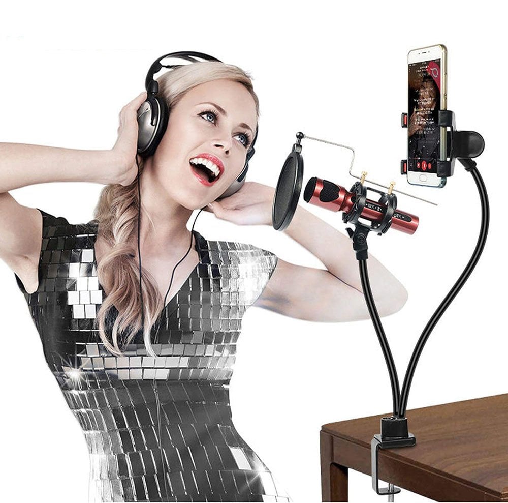 Powermaster KG-24 Bir Telefon Bir Mikrofon Tutacağı