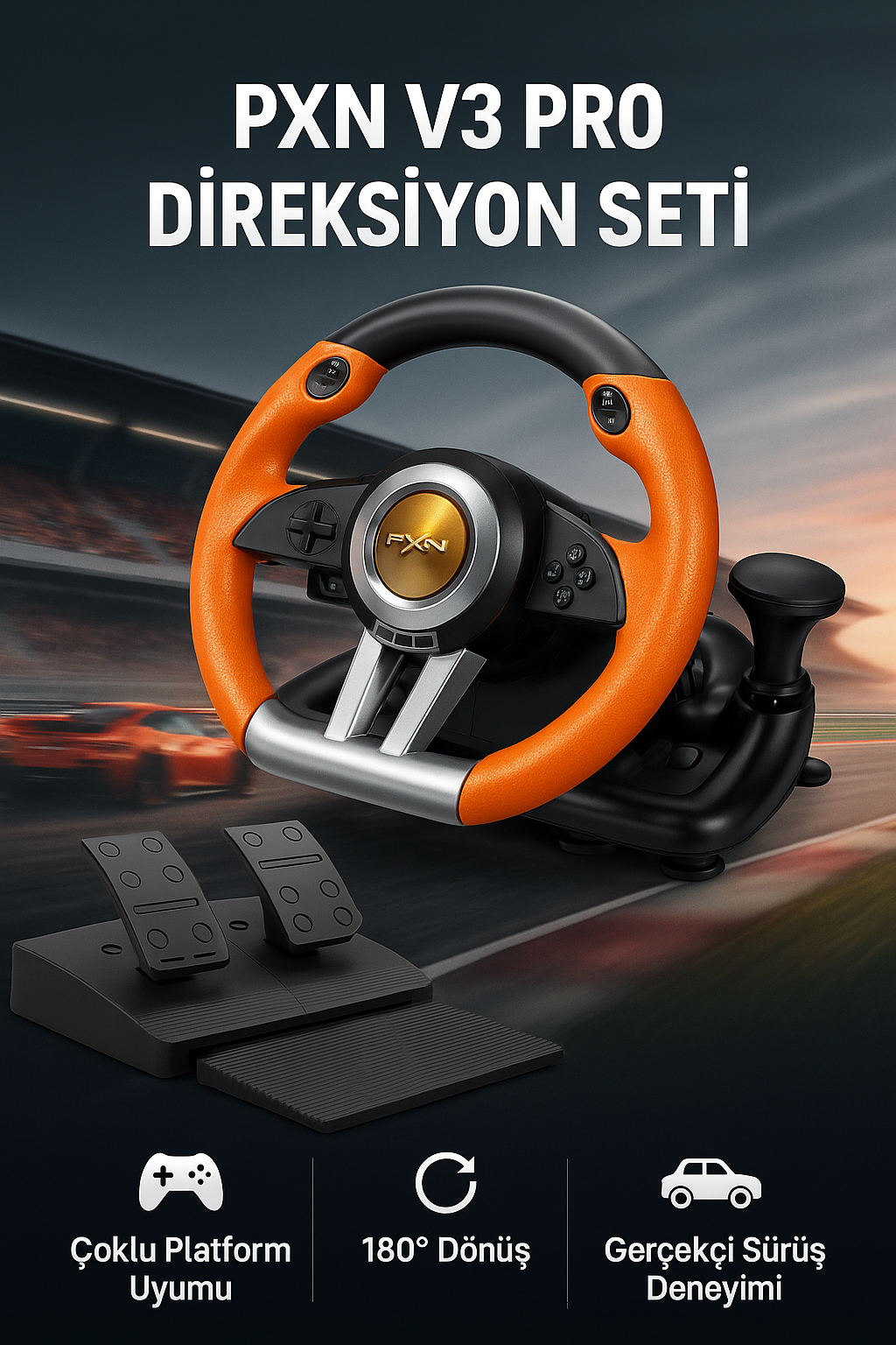 CoverZone Direksiyon Seti 180° Dönüş Açılı Çift Motor Fiyatı