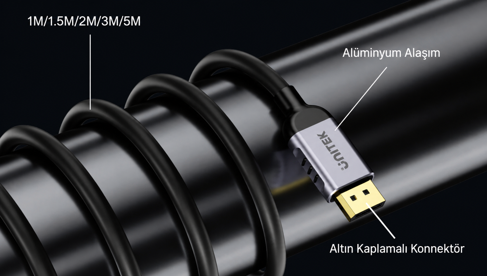 Unitek 8K DisplayPort 1.4 1 Metre
