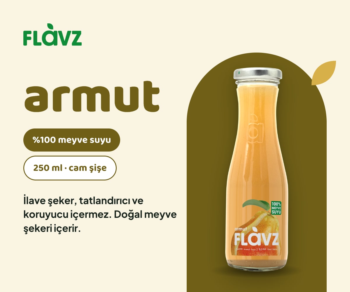FLAVZ %100 Armut Suyu 250 ml bilgi görseli 1