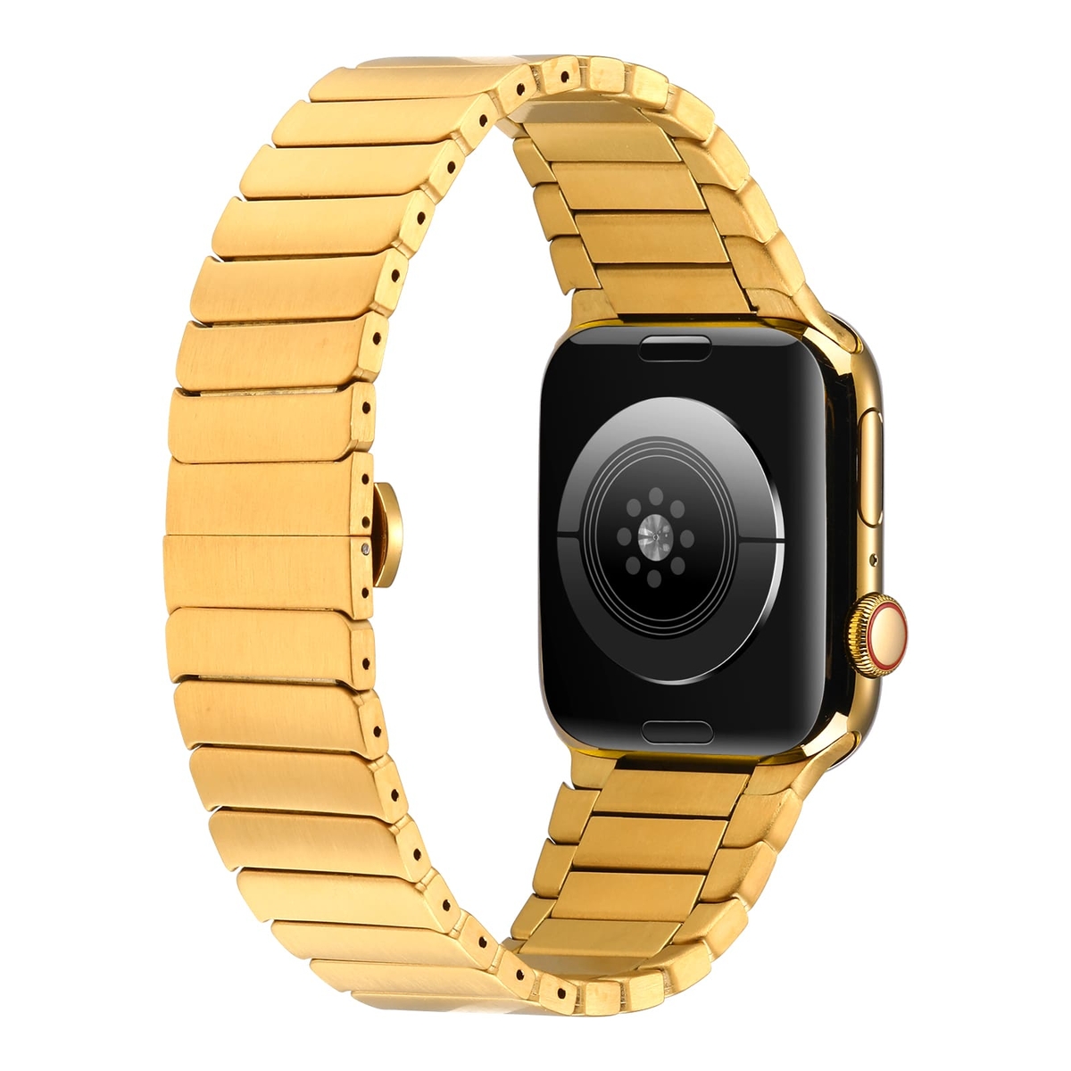 ​​​Apple Watch 7 41mm Kordon KRD-79 Metal Strap Kayış - 13