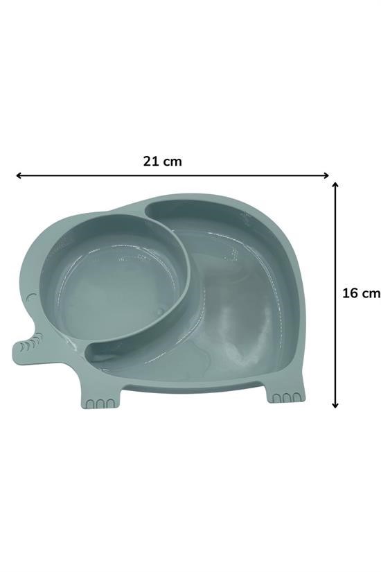 Sevimli Fil Model Desenli Bebek Mama Kabı