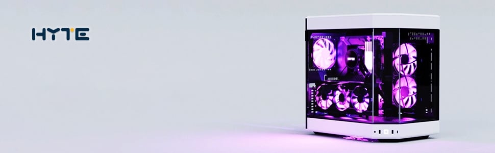 Hyte Y60 Siyah Beyaz Temperli Cam Usb 3 2 E Atx Premium Mid Tower Gaming Kasa Cs Hyte Y60 Bw H1