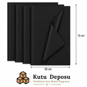 50x70 Siyah Pelur Kağıt
