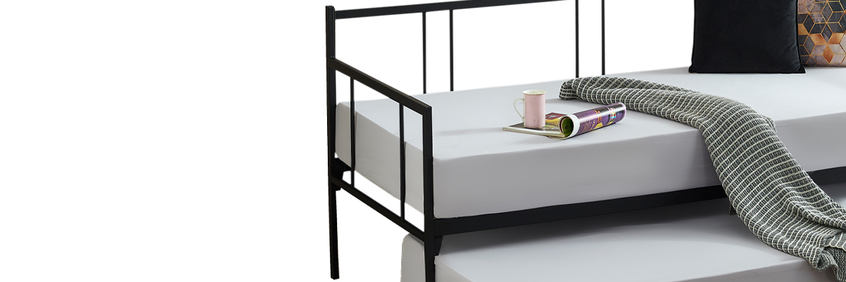 Forte Yavrulu Daybed-Siyah