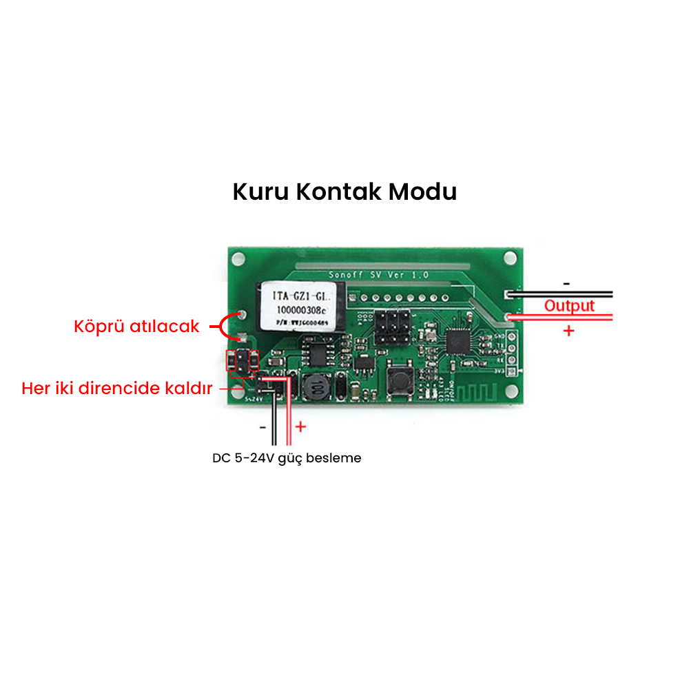 SV 5V-24V Akıllı Röle
