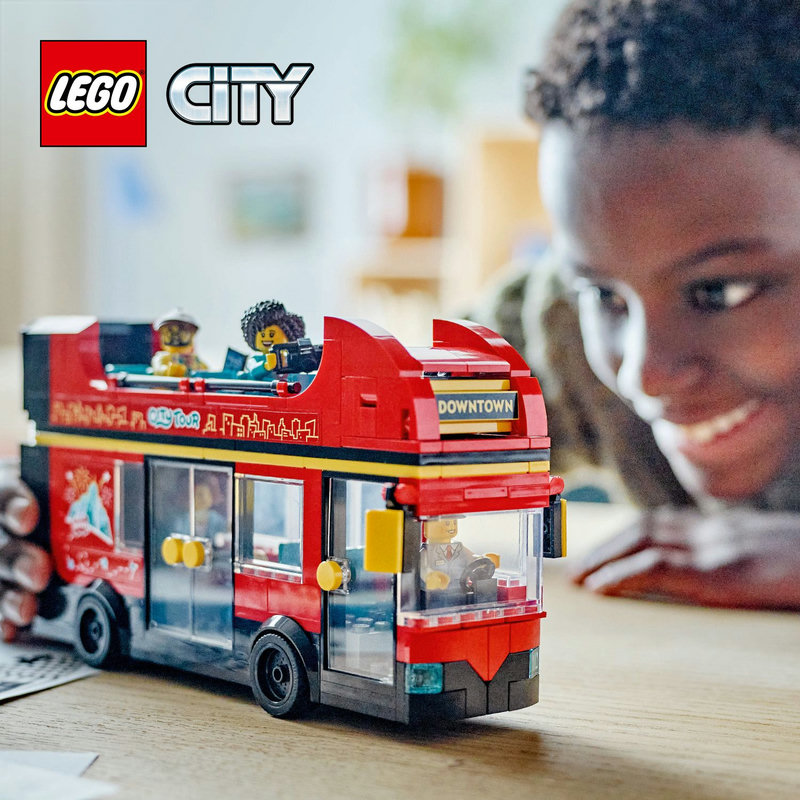 LEGO® City iki katlı oyuncak otobüs