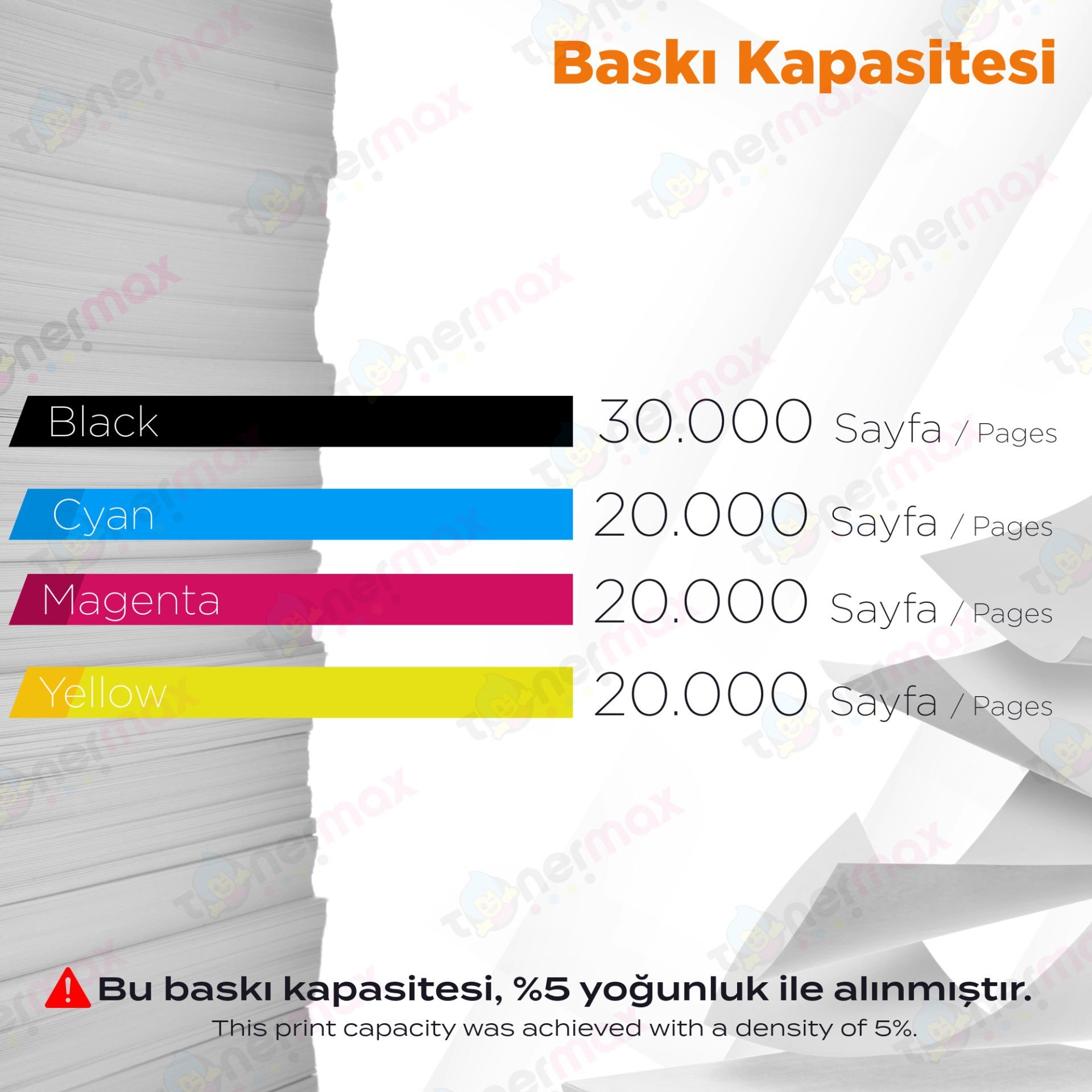 Kyocera TK-8525 Muadil Toner Set /TASKalfa 4052ci/ 4053ci