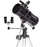 Celestron 21049 PowerSeeker 127EQ aynalı teleskop, siyah