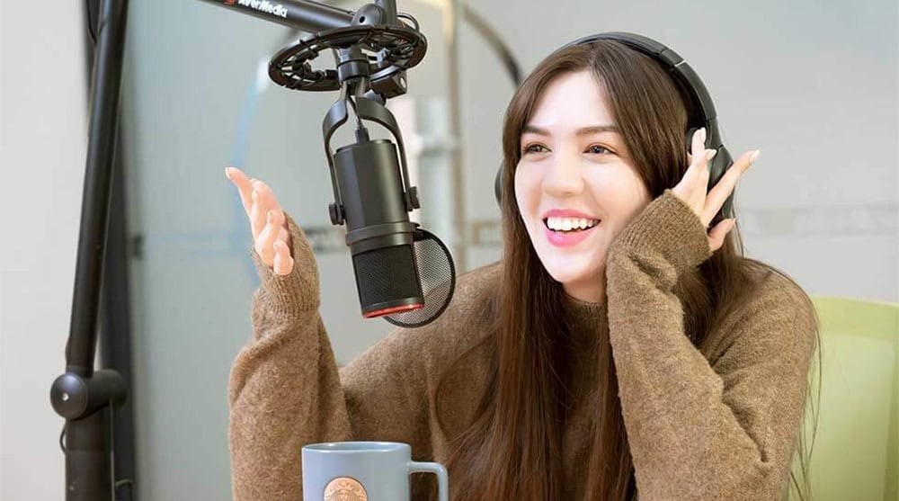 Avermedia Am350 Yayıncı Podcast Mikrofonu H8