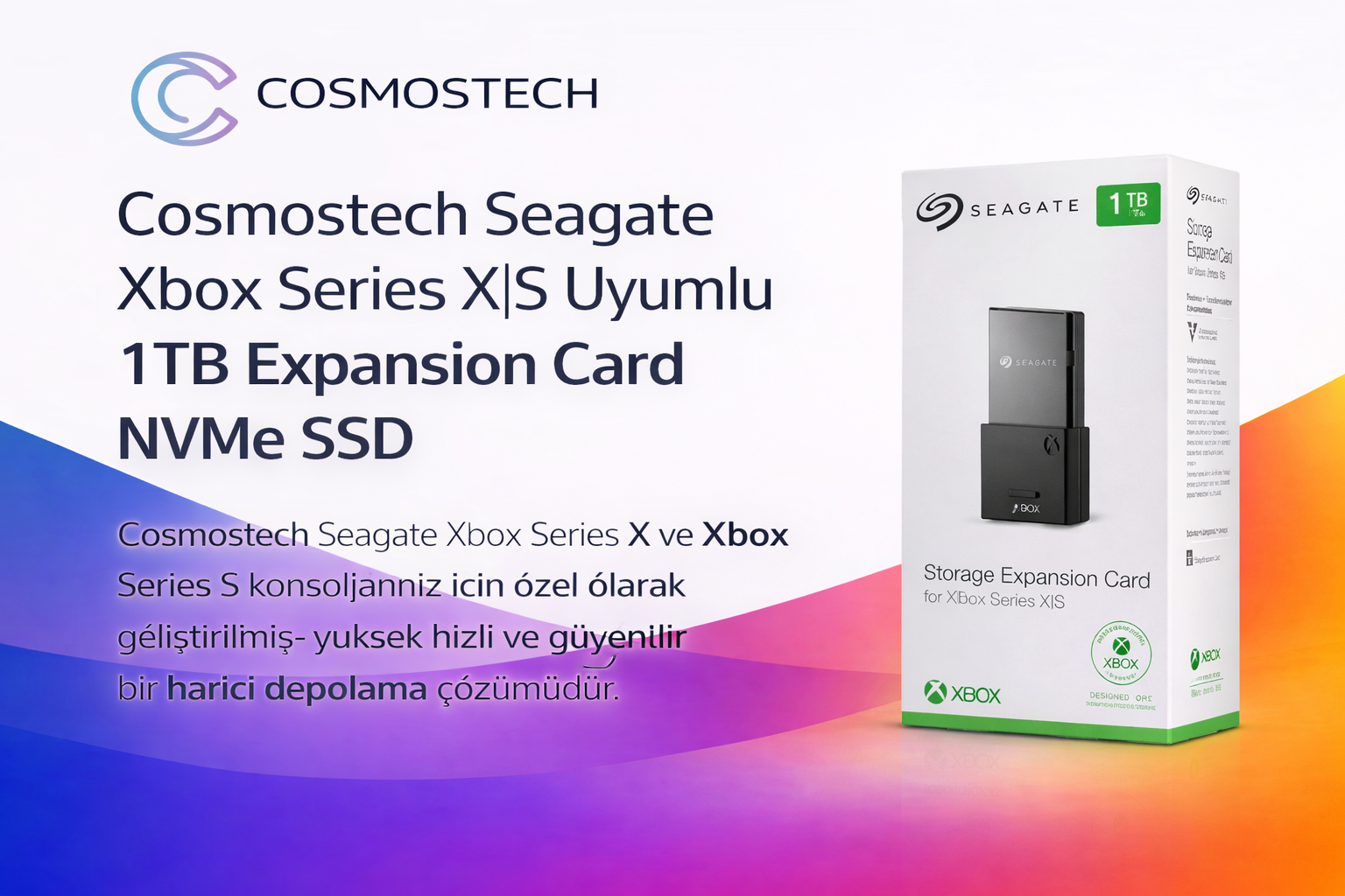 Cosmostech Seagate 1tb Xbox Series X|s Expansion Card – Nvme Fiyatı