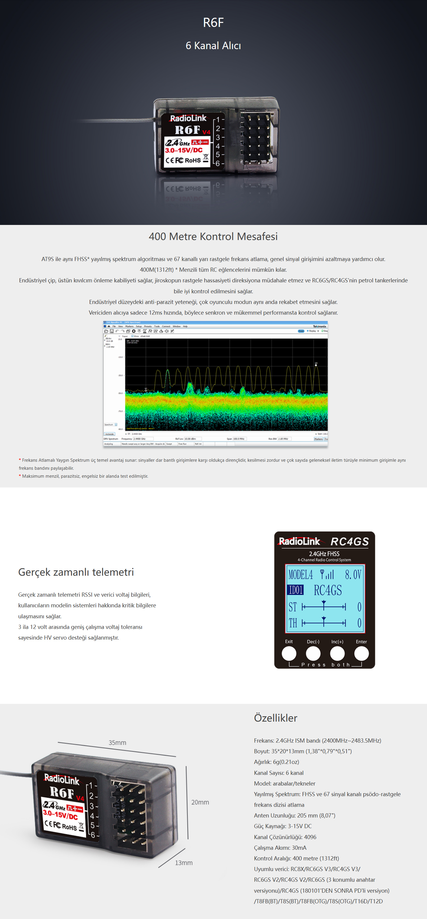 RADIOLINK Uzaktan Kumanda