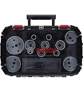 Bosch Professional 14 parçalı set. Ahşap ve Metal için Progressor delik testeresi (evrensel, çap 20 – 76 mm...