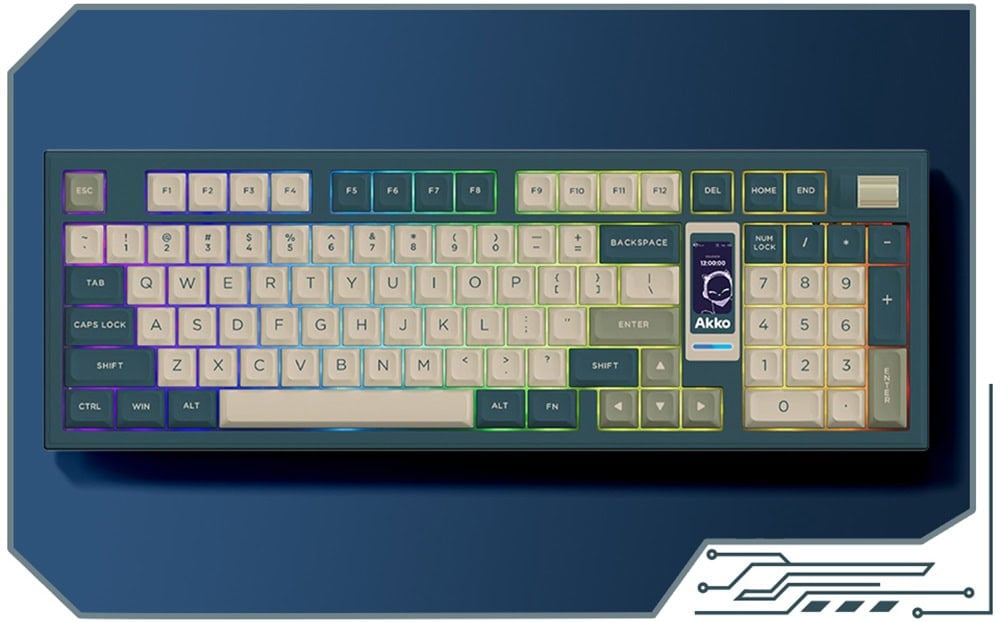 Akko Ink Green 5098b Gaming Klavye H7
