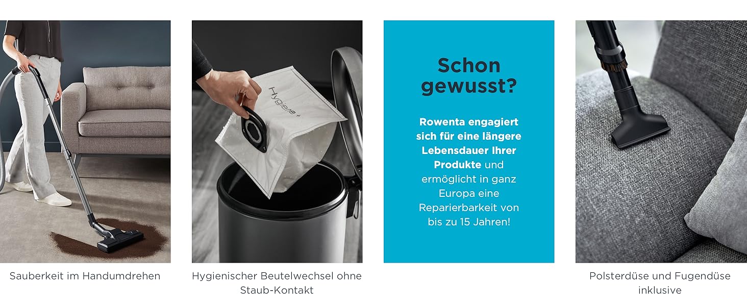 Rowenta RO3143 Power XXL Bodenstaubsauger mit Beutel