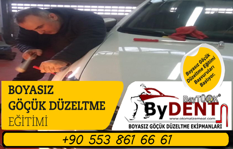 pdr boyasız göçük düzeltme seti, otomalzemeal, bydent,  göçük onarım eğitimi, sertifikalı göçük onarım eğitimi, göçük düzeltme seti