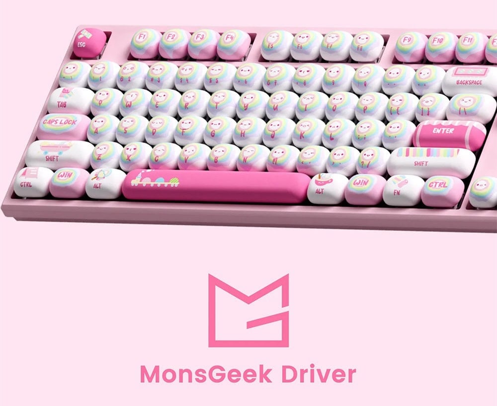 Akko Monsgeek Mg108b Rainbow Marshmallows Gaming Klavye H11