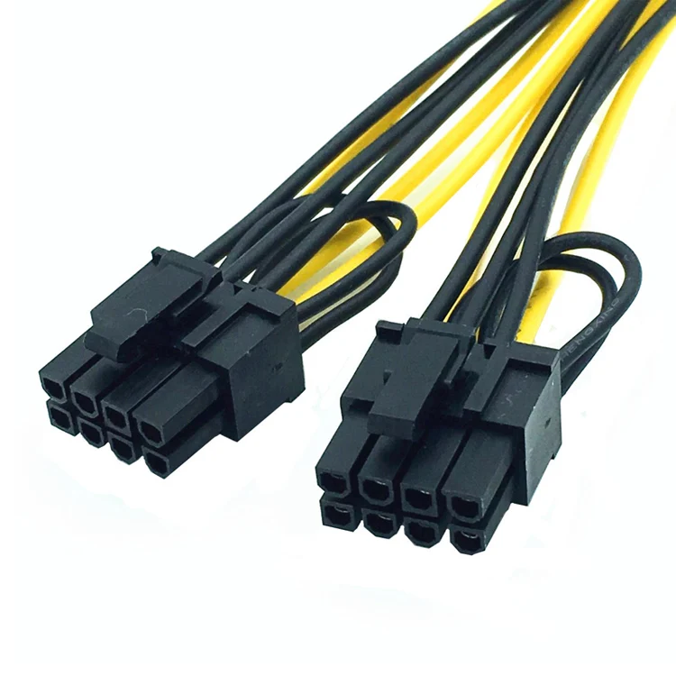 Cable PCI-E PCIE 6p to 2 Port Dual 8pin 6+2p (3)