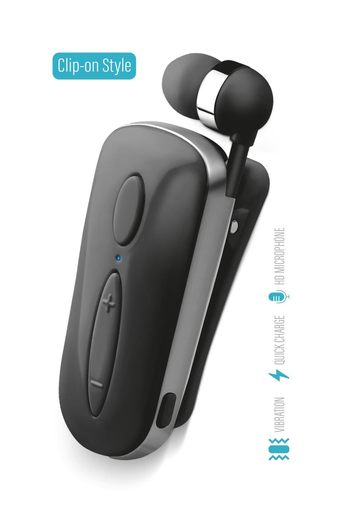 Powerway Pureset 10 Saat Konuşma Süresi Makaralı Bluetooth Kulaklık